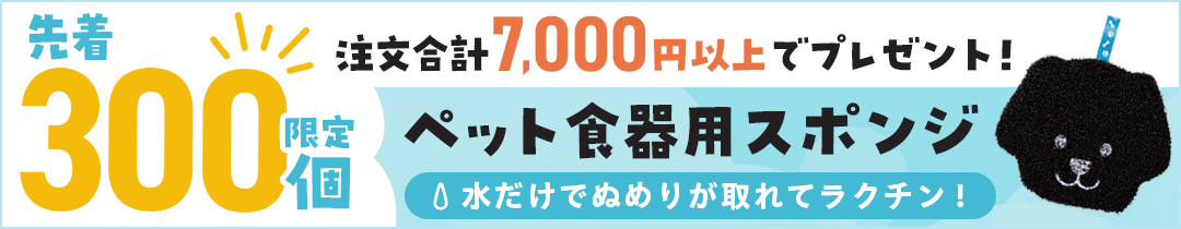 2月アニバーサリー記念★先着300個限定★ペット食器用スポンジ