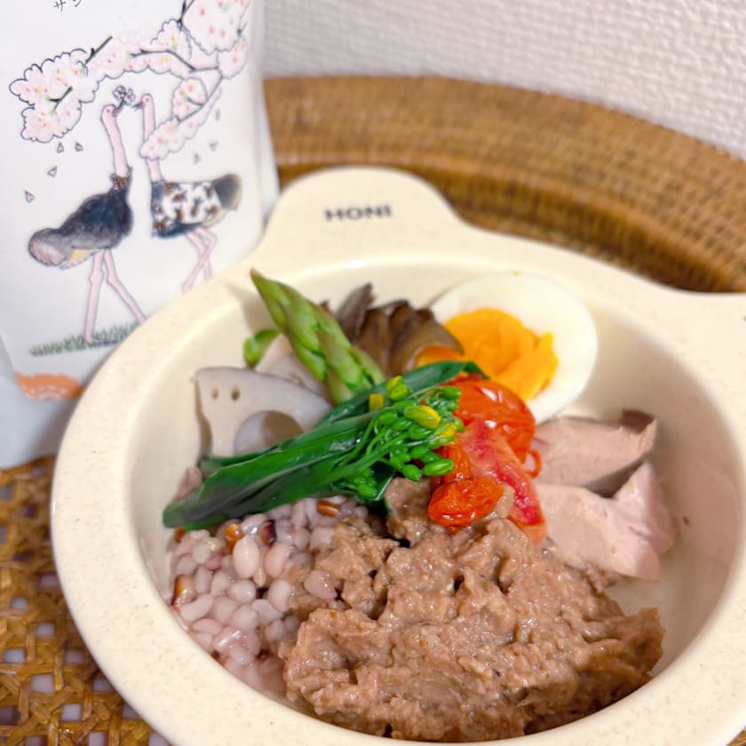 ダチョウ 春のごちそう サジー仕立て