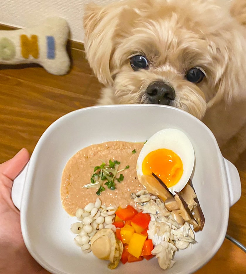 イノシシ 秋のごちそう ヘーゼルナッツ和え