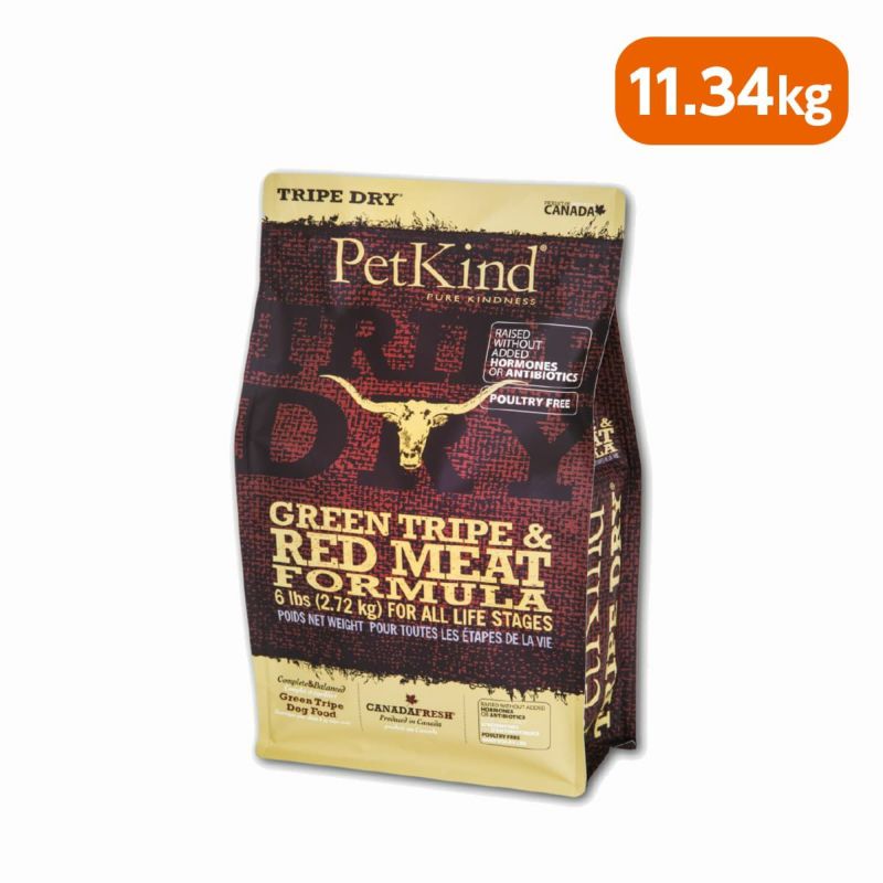  【PetKind ペットカインド】トライプドライ GOLD LINE レッドミート 11.34kg