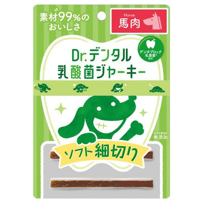 【Dr.デンタル】乳酸菌ジャーキー 馬肉ソフト細切り （12本）