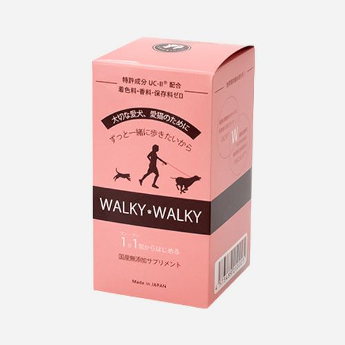 【国産 無添加】関節ケアサプリ　WALKY WALKY 60g(2g×30包)パッケージ画像