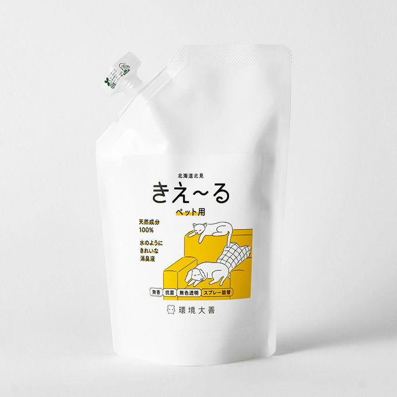 きえ～るD　ペット用　詰替用　500ml