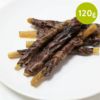 【無添加】天然ハーブ育ちモンゴル産馬ラング(肺)巻き背筋スティック 120g