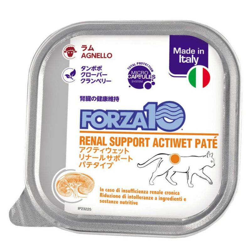 【FORZA10 フォルツァディエイチ】リナール ラム 腎臓ケア アクティウェット（猫用）100g