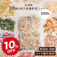 九州産 10種の彩り乾燥野菜ミックス 200g （ブドウ糖不使用）