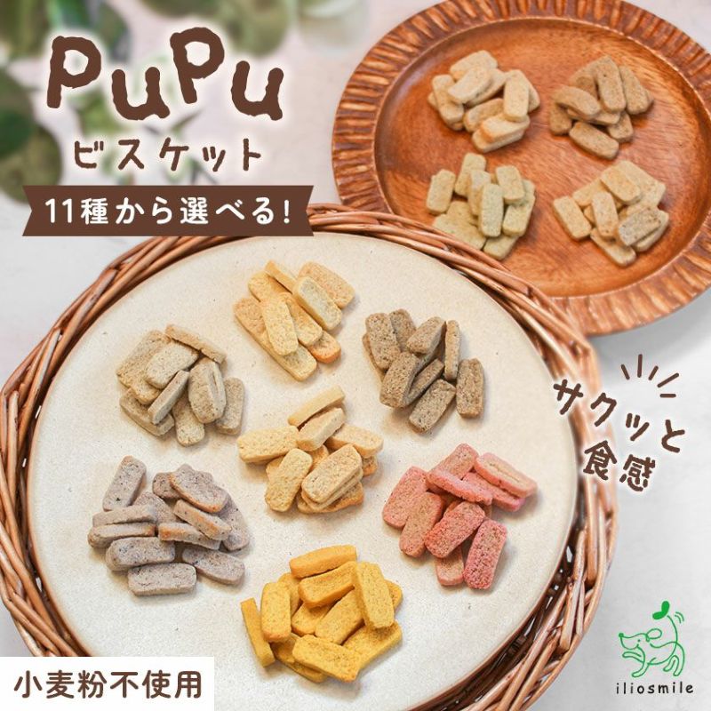 【無添加】pupuビスケット 全11種 各30g