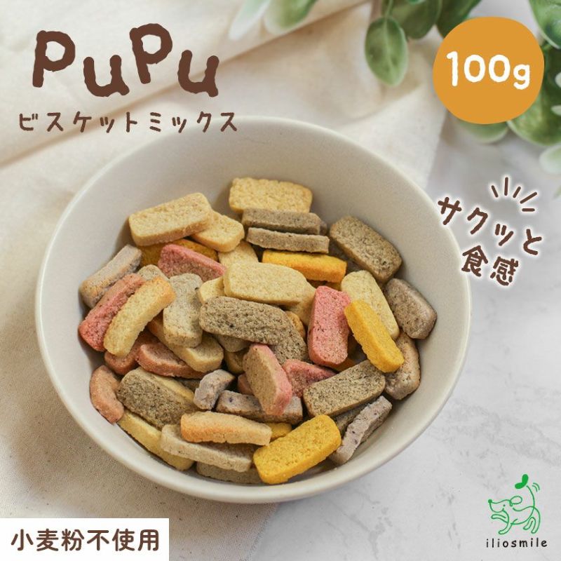 【無添加】pupuビスケット ミックス 100g