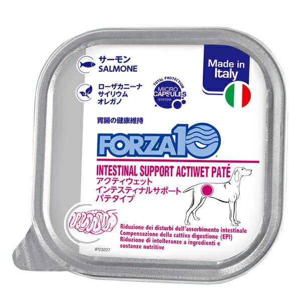 【FORZA10 フォルツァディエイチ】インテスティナル サーモン アクティウェット 胃腸ケア 100g