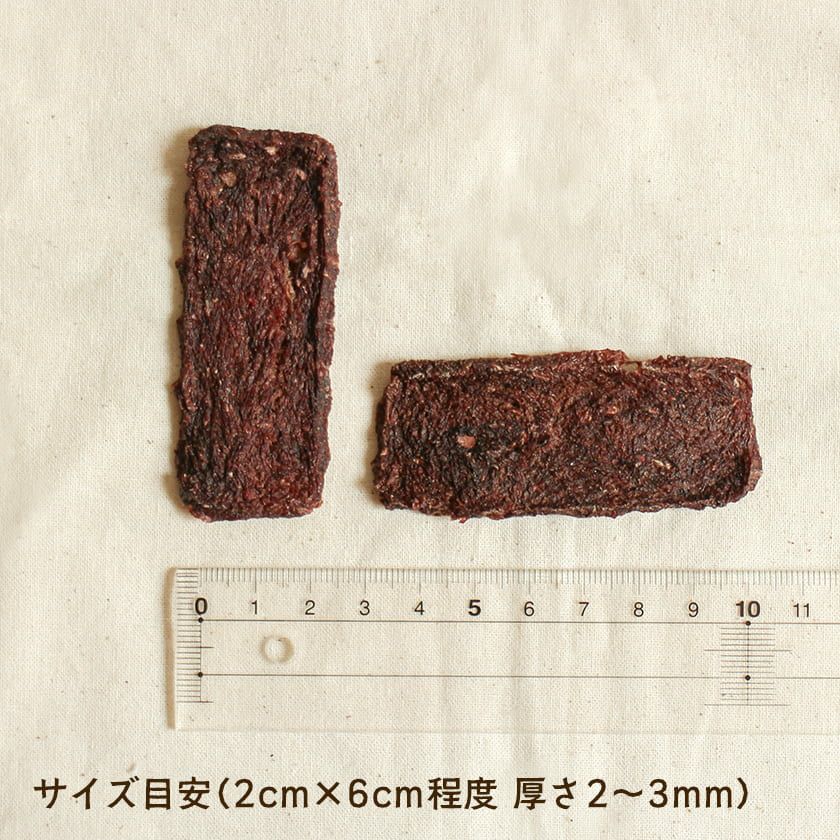 鹿サクサクチップスのサイズ目安