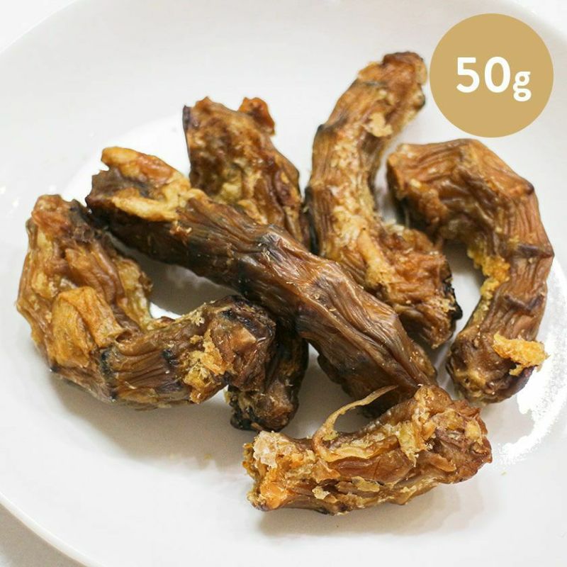 週末セール：【国産 無添加】鹿児島産 雛鶏ネックジャーキー 50g