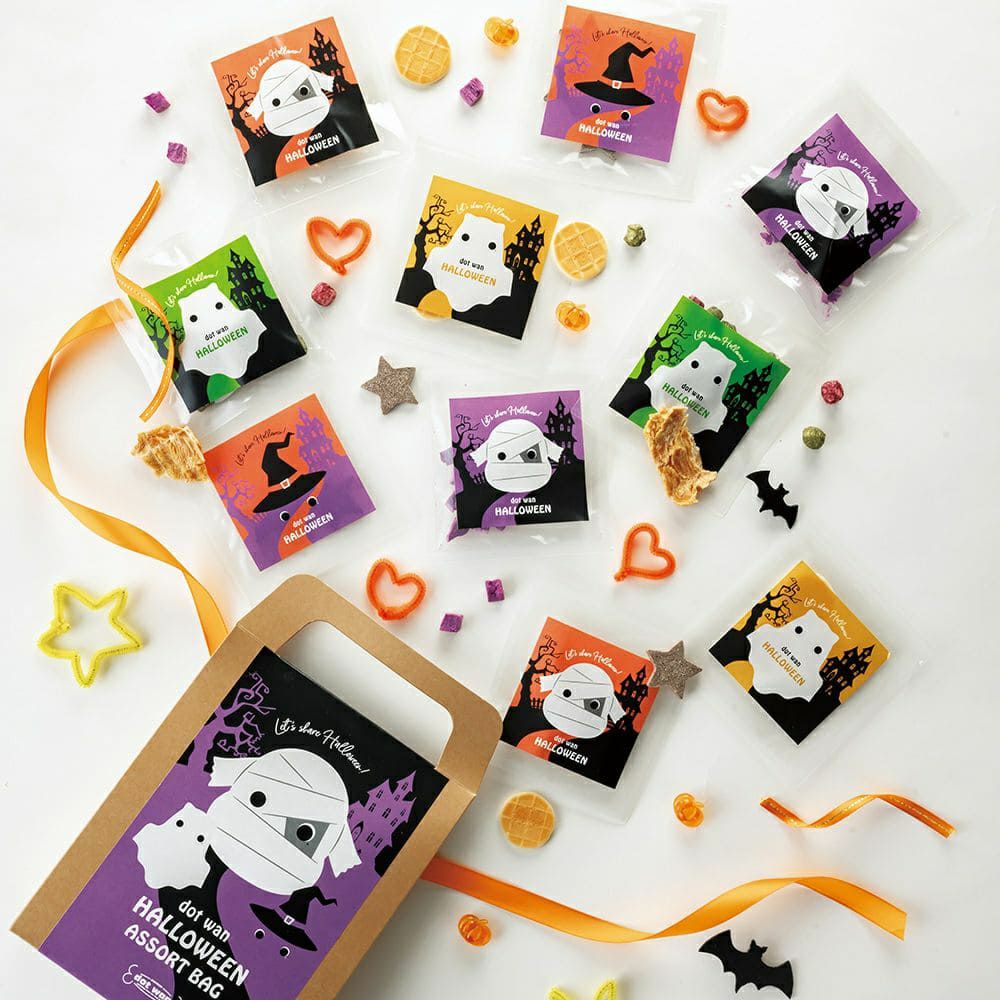 【無添加 国産】ドットわんハロウィン2025 アソートバッグ